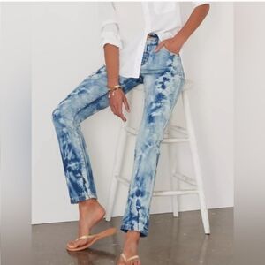 Pilcro Slim Boyfriend Tie Dye Jean